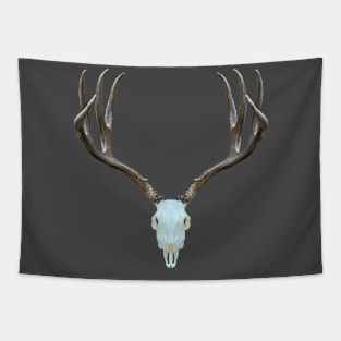 European Deer Antler Skull Tapestry