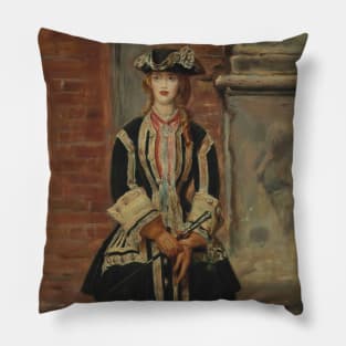 Charlie Is My Darling by John Everett Millais Pillow