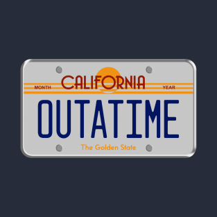 Outatime Plate Vintage Art T-Shirt