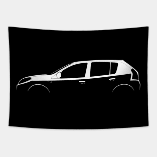 Dacia Sandero (2008) Silhouette Tapestry