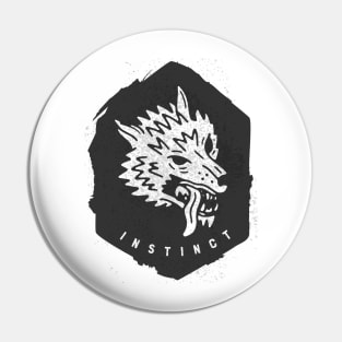 Instinct - Wolf Pin