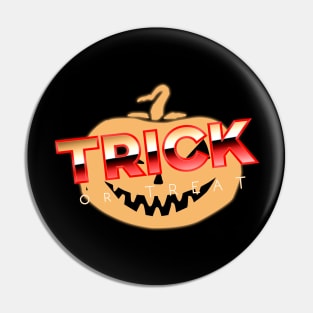 Pumpkin Trick or Treat Pin