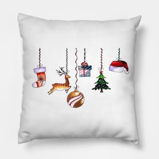 Christmas Decorative Elements Pillow