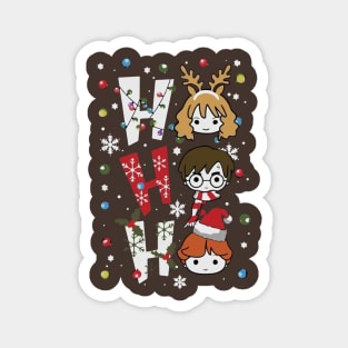 Harry Potter Ho Ho Ho Heads Magnet