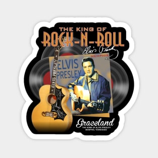 memphis king rock elvis presley Magnet