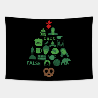 Dunder Mifflin The Office Christmas Tree Tapestry
