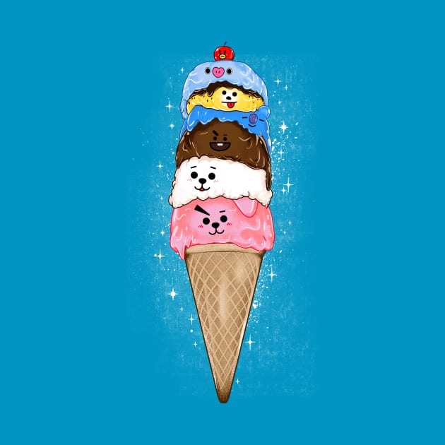 Icecream BT21 v2 by samuelrd