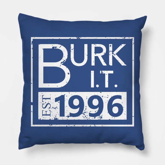 Established (White) Pillow by Burk IT