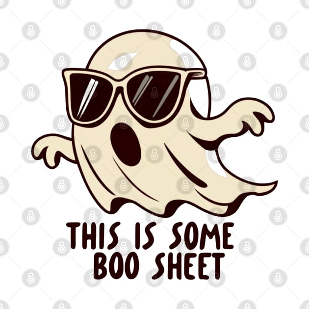 This is some boo sheet Funny Halloween Ghost by Zachariya420