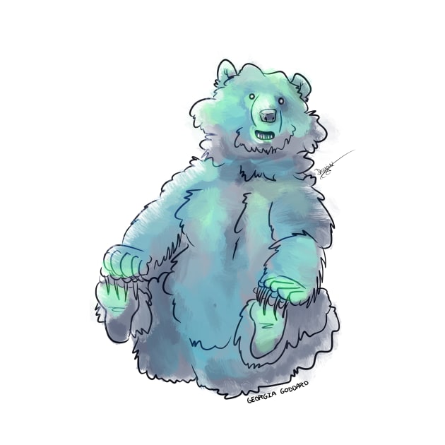 Put Your Feet Up - Fluffy Bear by georgiagoddard