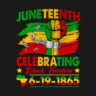 Juneteenth Celebrating Black Freedom 1865 African American T-Shirt