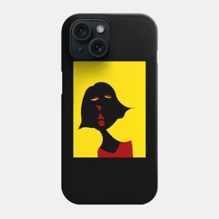 Woman In Red Phone Case