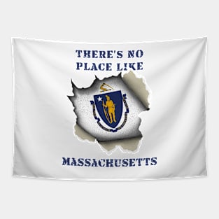 There's No Place Like Massachusetts Tapestry