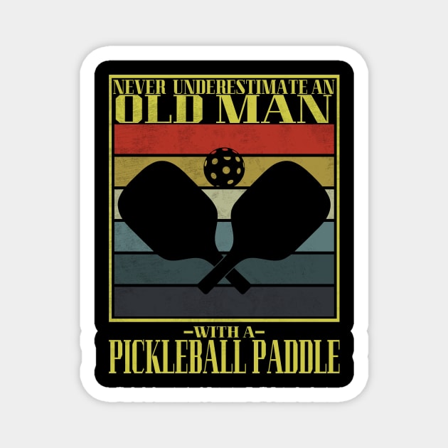 pickleball Magnet by SpaceImagination