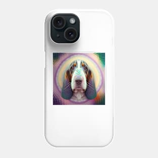 Fractal Design of A Basset Hound Phone Case