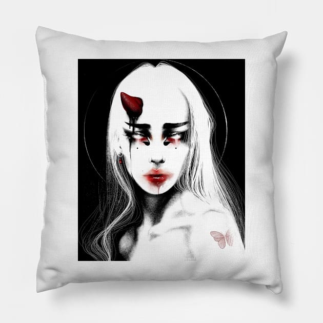 Butterfly Effect Pillow by MaliceGhoul