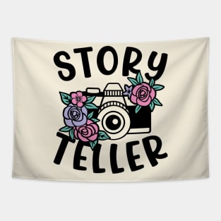 Story Teller Camera Photography Cute Tapestry