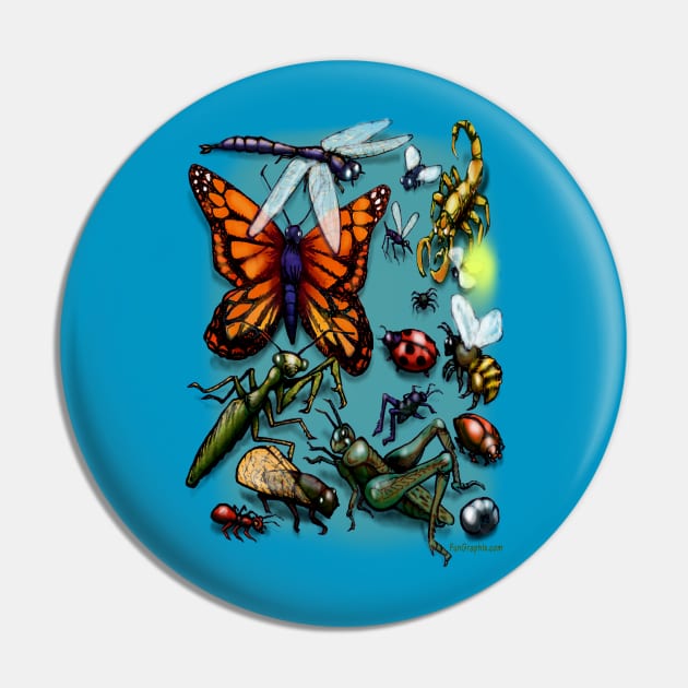 Bugs Pin by Kevin Middleton
