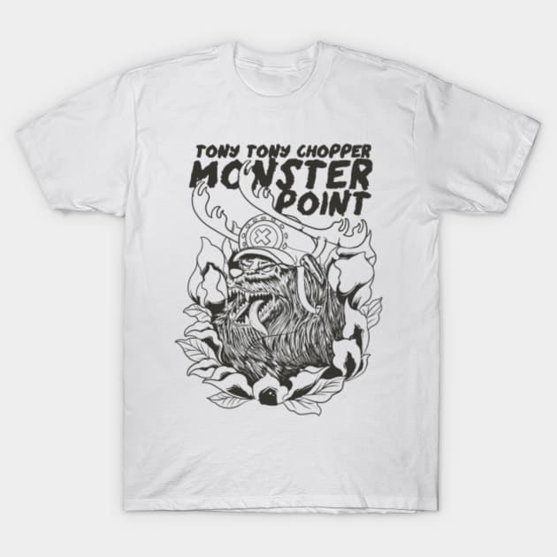One Piece Tony Tony Chopper monster point Anime shirt - Limotees