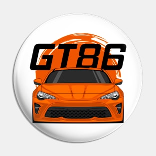 Front Orange GT86 MK1 Resty JDM Pin