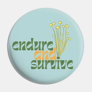 tlou endure and survive mushroom typography Pin