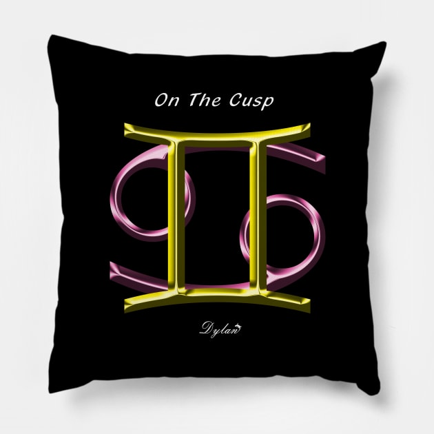 Gemini Cancer Cusp Pillow by DylanArtNPhoto