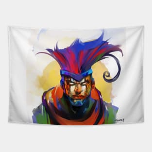 Fire Brand Harlequin Tapestry