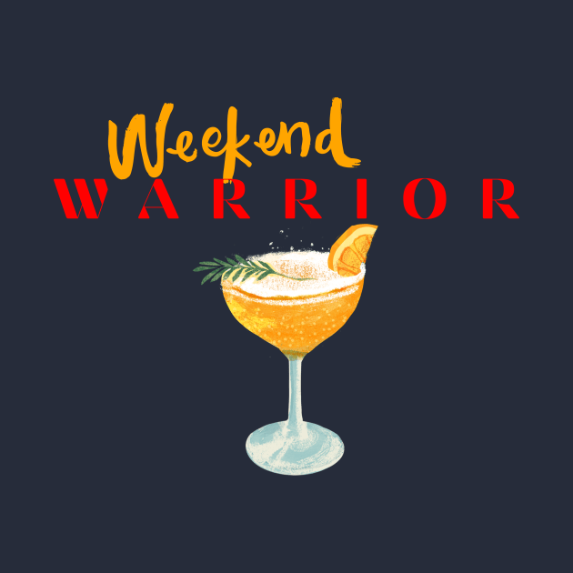 Weekend Warrior Tropical Cocktail by MyUniqueTee