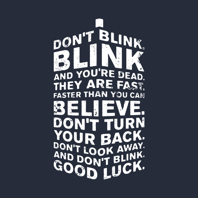 dont blink t shirt
