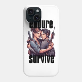 Ellie and Dina ensure survival Phone Case