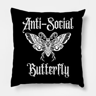 Anti-Social Butterfly Pillow