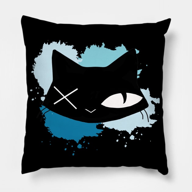 Emily the strange Vintage 90s horror Miles Pillow by Fifi Art