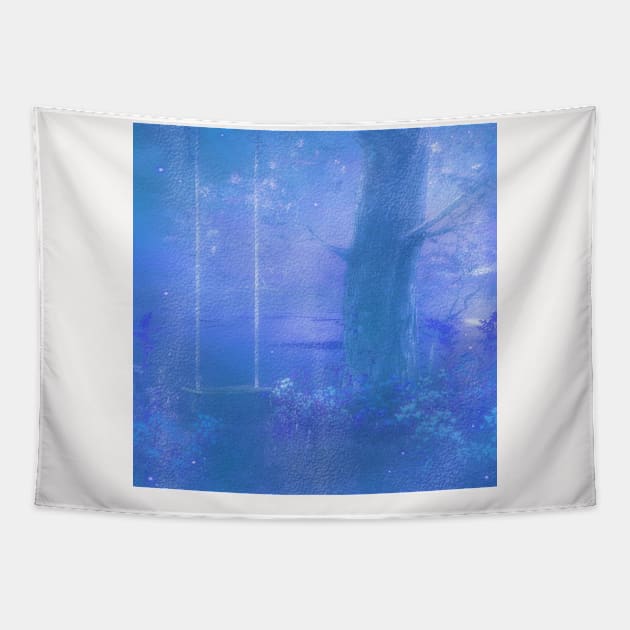 Tree Design Neck Gator Tree Swing Tree Tapestry by DANPUBLIC