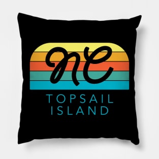 Topsail Island Sunrise Summer Vacation in NC Pillow