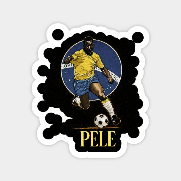 Pele and Maradona - Futbol - Magnet