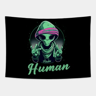 Hello Human Tapestry