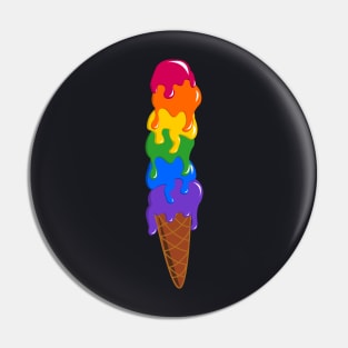 Scooped High for Pride Pin