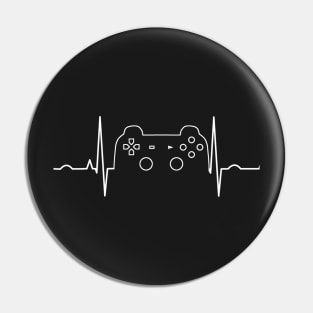 Gamer Heartbeat Pin