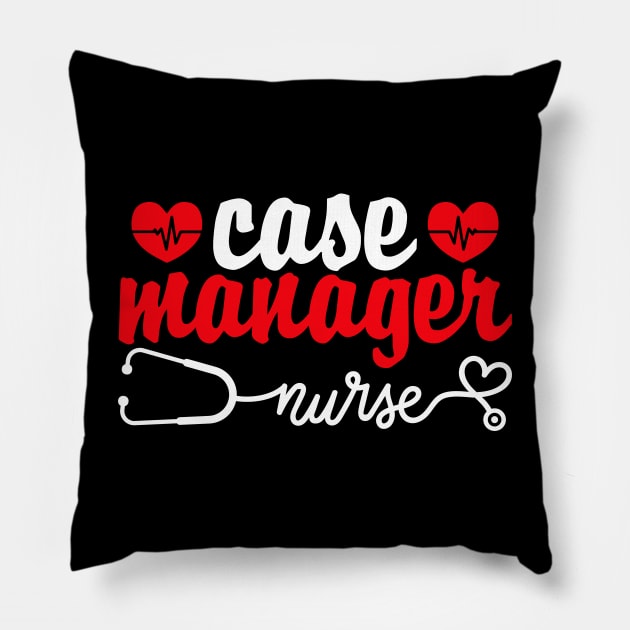 Case Manager Nurse, Valentines Day Nurse Gifts, Pillow by mcoshop