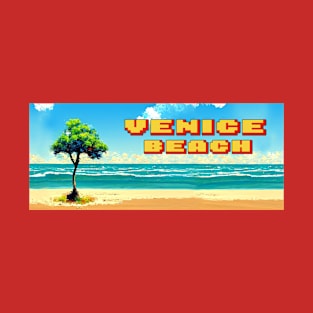 Venice Beach | 8 Bit | Retro | Vintage T-Shirt