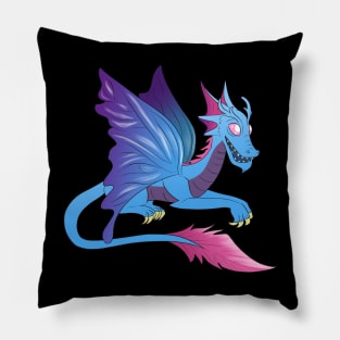 Blue Fairy Dragon Pillow