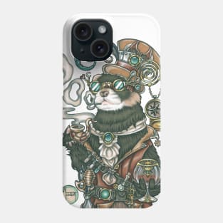 Steampunk Ferret Mr. Octavius Phone Case