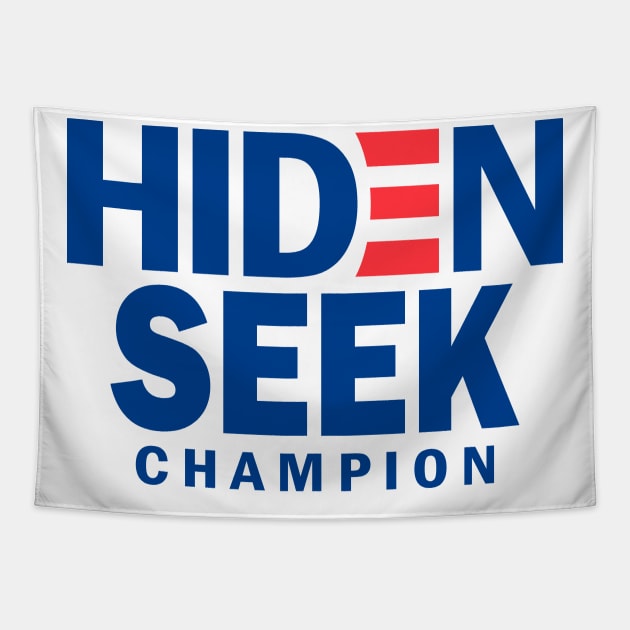 Hiden Seek Champion Tapestry by Etopix