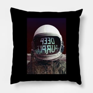 Astronot Deep Purple Pillow