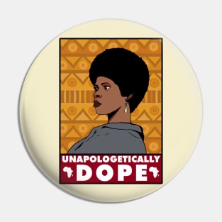 unapologetically dope Afro retro hair vintage african Pin