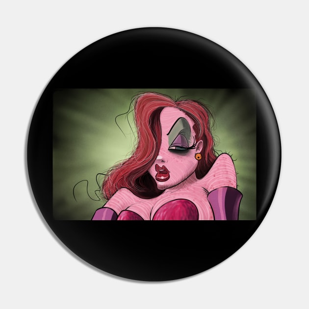 Jessica Rabbit Pin by Richtoon