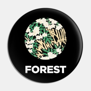 Forest Greenery Painting Pin