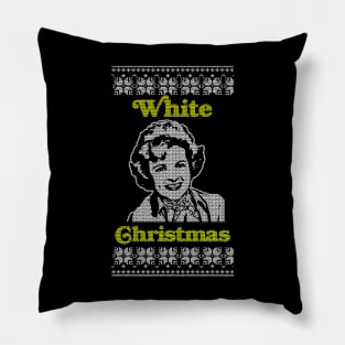 White Christmas Pillow