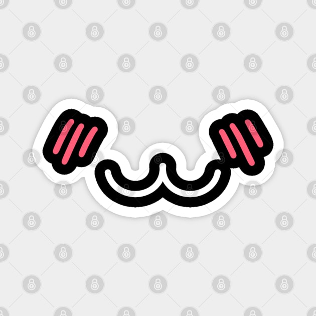 Mouth anime expression kawaii Magnet by MiniMao design