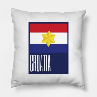 Croatia Country Symbol Pillow